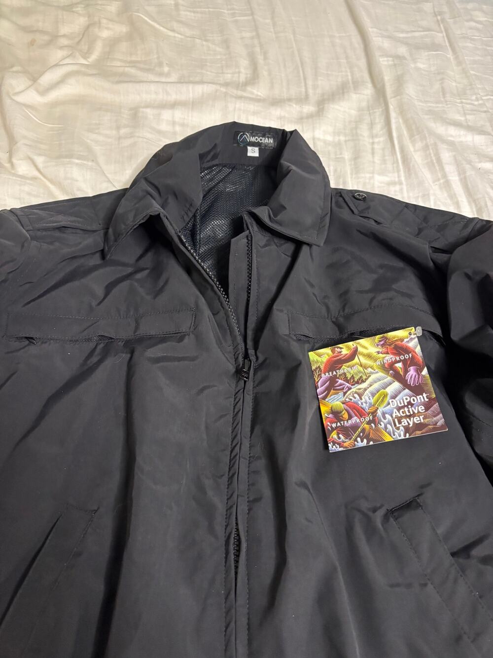 Mocean Standard Patrol Jacket Black Size S NWT
